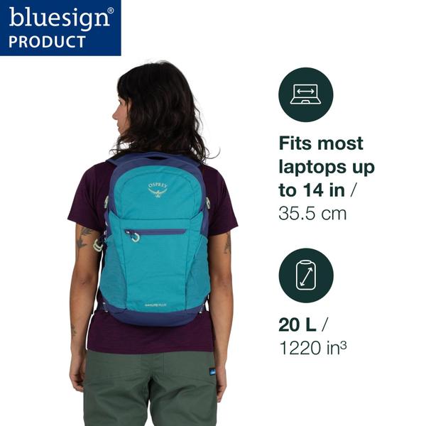 Imagem de Mochila Osprey Daylite Plus Commuter Night Shift azul