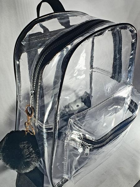 Imagem de Mochila P/ Enfermagem 100% Transparente + Chaveiro