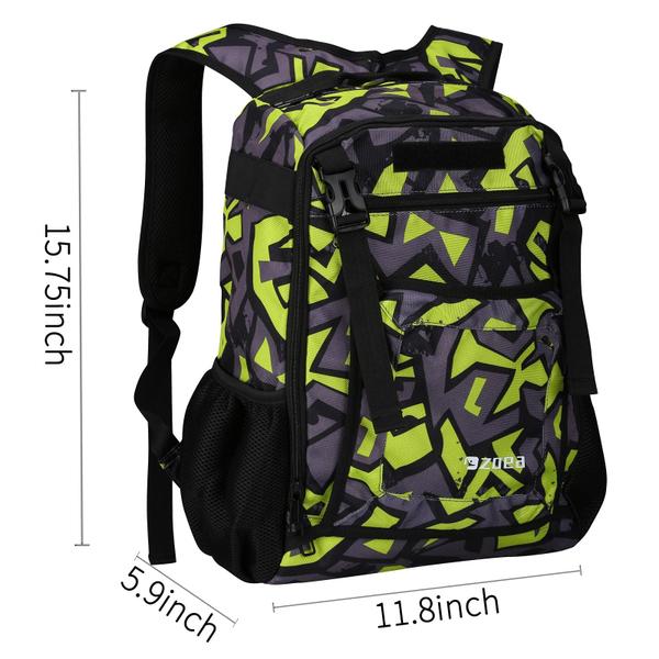 Imagem de Mochila para bastões de beisebol ZOEA T-Ball & Softball Youth Green