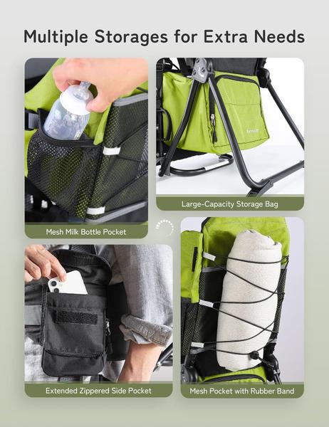 Imagem de Mochila para bebês besery Toddler Hiking Green +16 libras