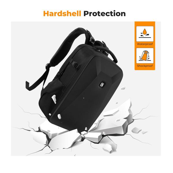 Imagem de Mochila para câmera K&F Concept Hardshell Waterproof 22L