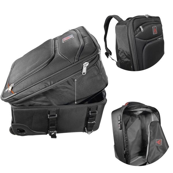 Mochila Para Câmeras Fotográficas 2 em 1 com Carrinho - M10 - greika Imagem de Mochila Para Câmeras Fotográficas 2 em 1 com Carrinho - M10