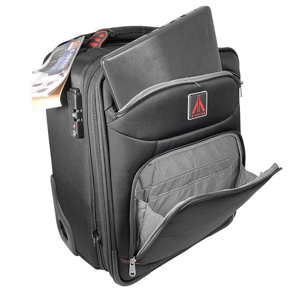 Mochila Para Câmeras Fotográficas 2 em 1 com Carrinho - M10 - greika Imagem de Mochila Para Câmeras Fotográficas 2 em 1 com Carrinho - M10