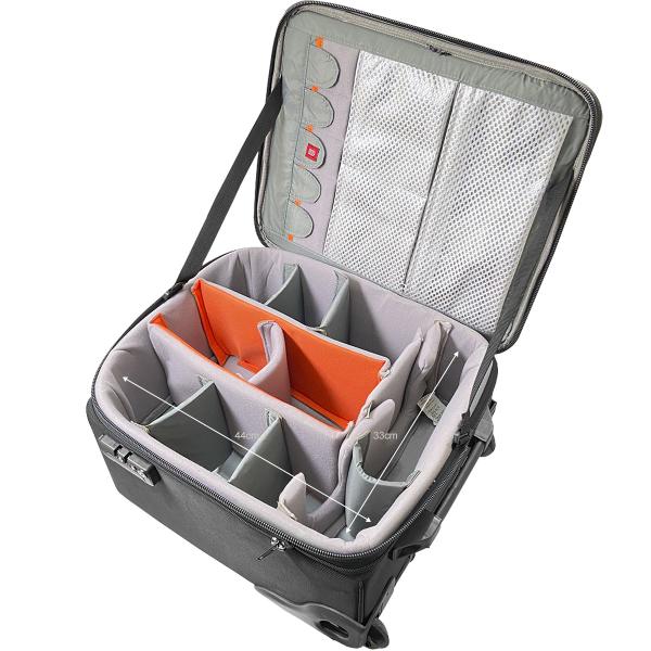 Mochila Para Câmeras Fotográficas 2 em 1 com Carrinho - M10 - greika Imagem de Mochila Para Câmeras Fotográficas 2 em 1 com Carrinho - M10