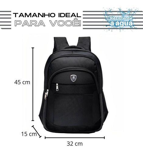 Imagem de Mochila para Homens Multifuncional Prática Leve e Resistente Com Forro Interno Bolsos Espaçosos com Divisórias Notebook