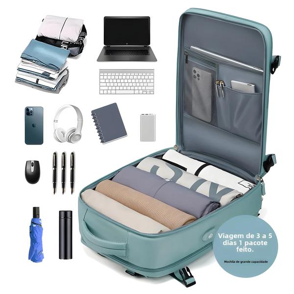 Imagem de Mochila para Laptop 15,6" com Carregamento USB - Para Adolescentes