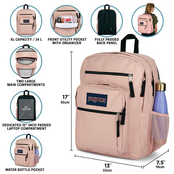 Imagem de Mochila para laptop JanSport Big College 15” com 2 compartimentos