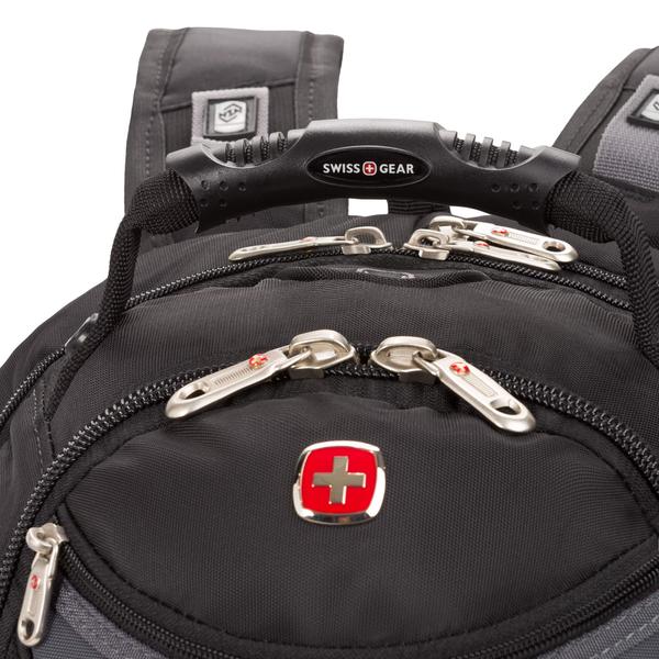 Imagem de Mochila para laptop SwissGear 1900 Scansmart TSA 17 polegadas Cinza/Azul