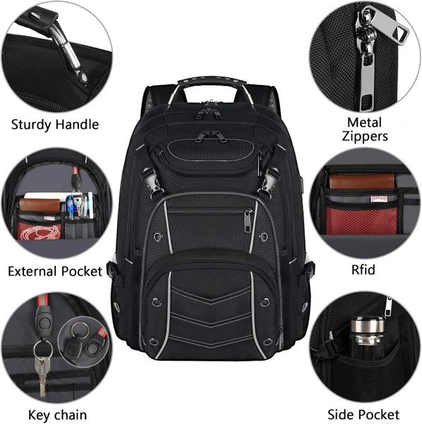 Imagem de Mochila para Laptop VECKUSON 60L - Para Jogos e Laptops de até 18,4 Polegadas