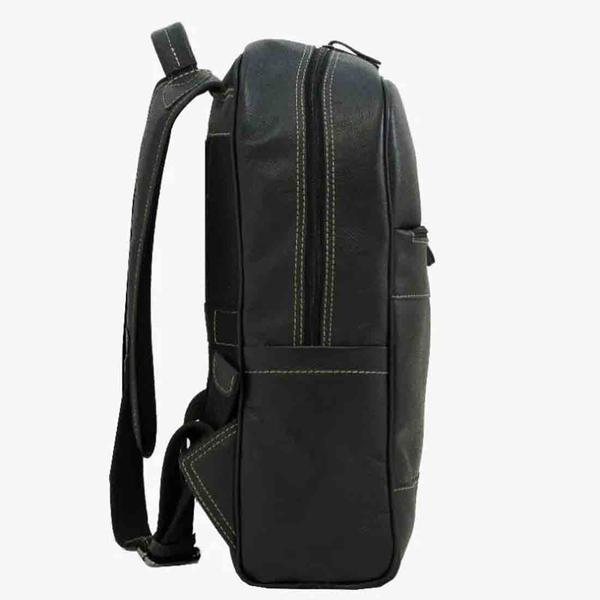 Mochila Para Notebook De Couro Floater Preto 2130 - Pelli Brasil Imagem de Mochila Para Notebook De Couro Floater Preto 2130
