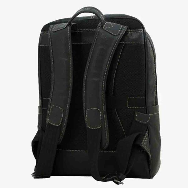 Mochila Para Notebook De Couro Floater Preto 2130 - Pelli Brasil Imagem de Mochila Para Notebook De Couro Floater Preto 2130