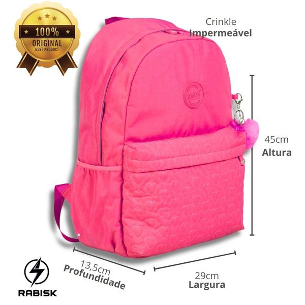 Imagem de Mochila para Notebook Rabisk Basics Colors Crinkle Impermeável RK4101