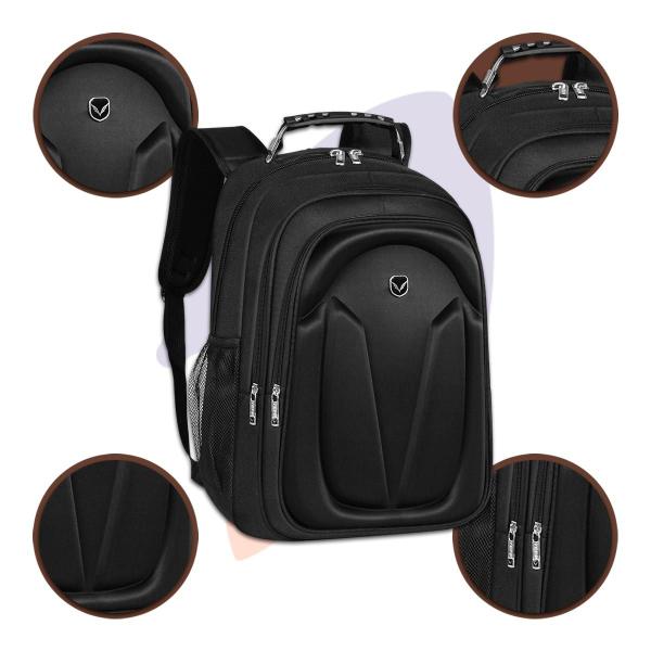 Imagem de Mochila para Notebook Reforçada Preta 18,5L c/Alça de Aço - Yepp