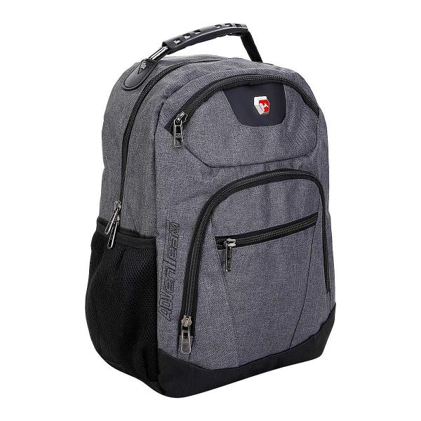 Mochila para Notebook Unissex Adventteam Cinza MJ48586AD - Advetteam Imagem de Mochila para Notebook Unissex Adventteam Cinza MJ48586AD