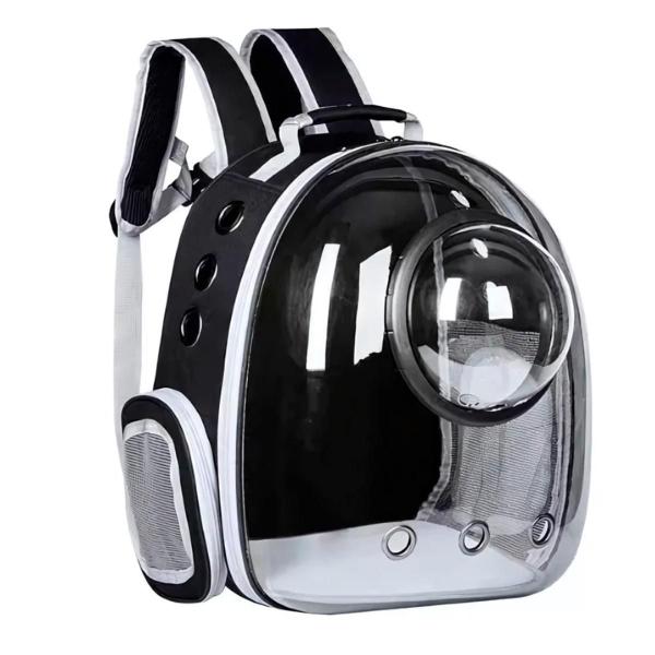 Imagem de Mochila Para Pets Com Bolha Transparente Para Passeios