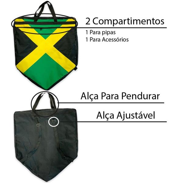 Imagem de Mochila Para Pipa 70cm x 60cm x 22cm