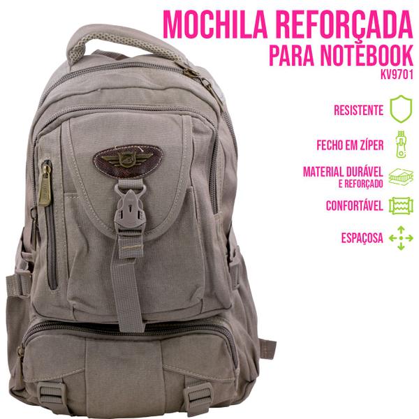 Imagem de Mochila Passeio Escolar Camping Casual Notebook Resistente