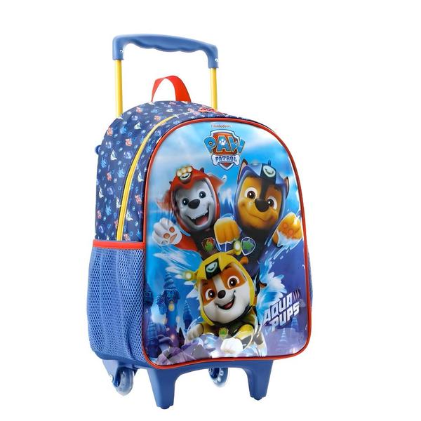 Imagem de Mochila Patrulha Canina Bolsa Escolar Com Rodinhas Infantil