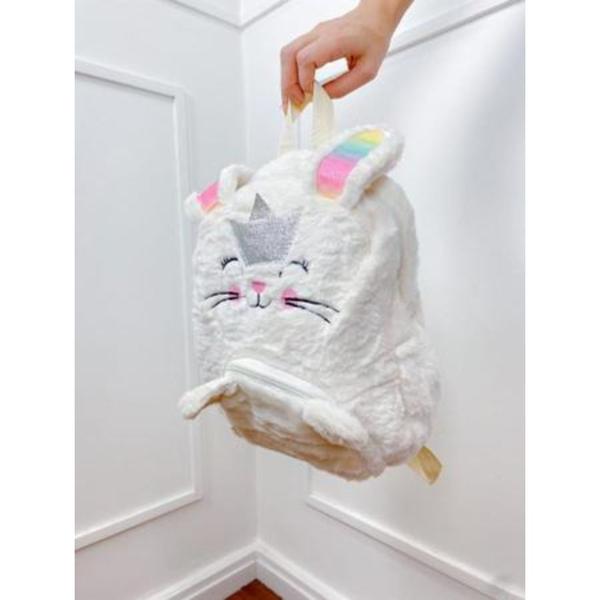 Imagem de Mochila Pelúcia Escolar Juvenil Casual Viagem Bolsa Infantil Kawaii Fofa