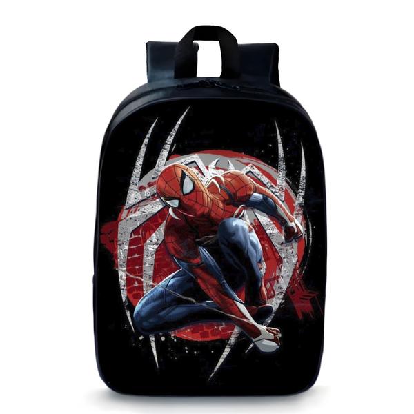 Imagem de Mochila Pequena Pré-escolar Homem Aranha Moda Infantil Bolsa Spider Man Novidade