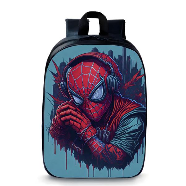 Imagem de Mochila Pequena Pré-escolar Homem Aranha Moda Infantil Bolsa Spider Man Novidade