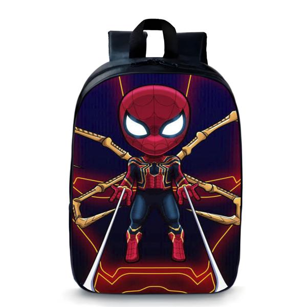 Imagem de Mochila Pequena Pré-escolar Homem Aranha Moda Infantil Bolsa Spider Man Novidade