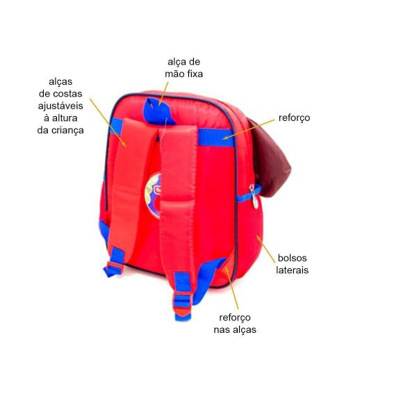 Imagem de Mochila Police Cão Infantil Bolsas Escolar M4731