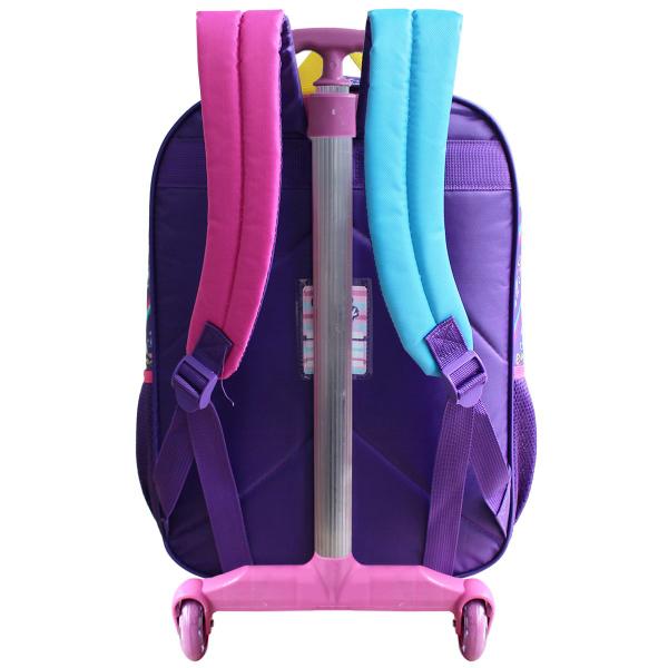 Imagem de Mochila Polly Pocket Escolar De Rodinhas Meninas Infantil