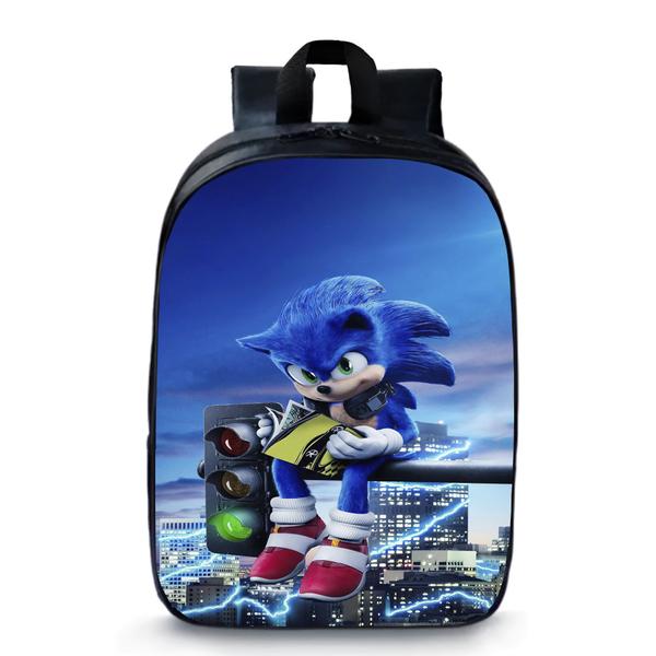 Imagem de Mochila Pré Escolar Pequena Infantil Creche Super Sonic Novidade 68