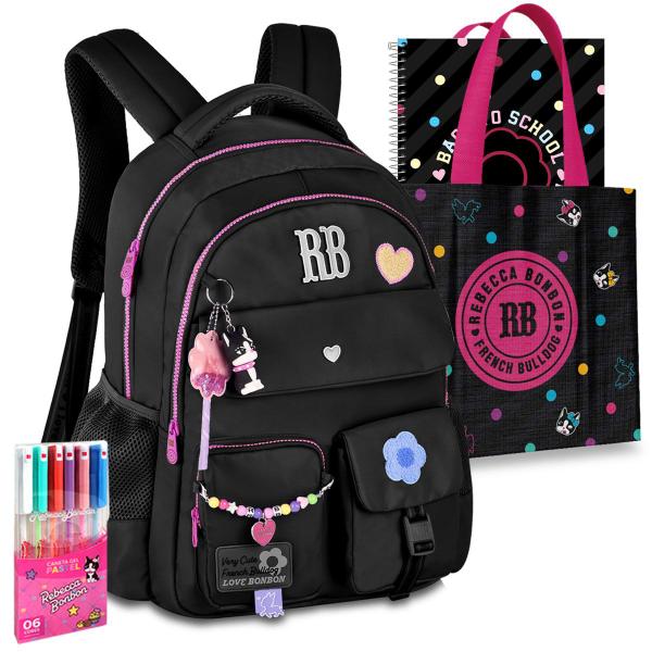 Imagem de Mochila Rb Rebecca Bonbon Notebook Resistente Escolar Lançamento Nova Coleção