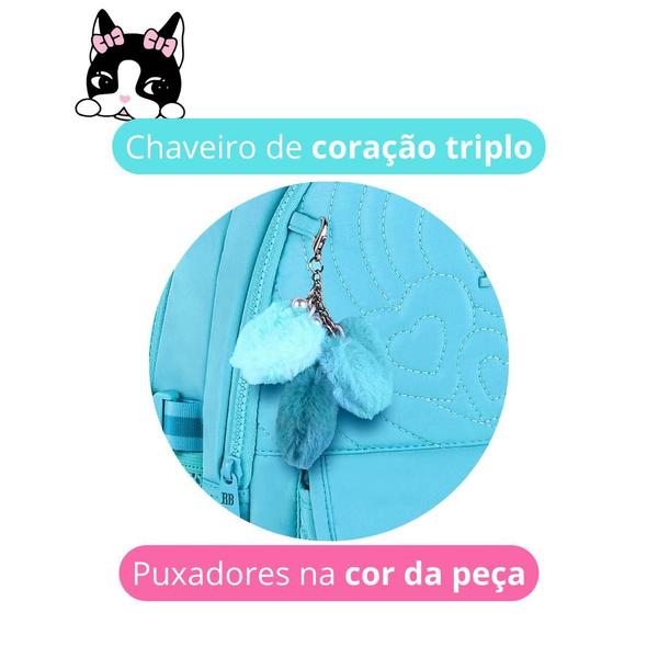 Imagem de Mochila Rebecca Bonbon Reforçada Nova 2025 Tendência Infantil Juvenil Escolar Passeio