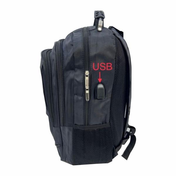 Imagem de Mochila Reforçada com Cabo de aço Usb e Impermeável Faculdade Notebook