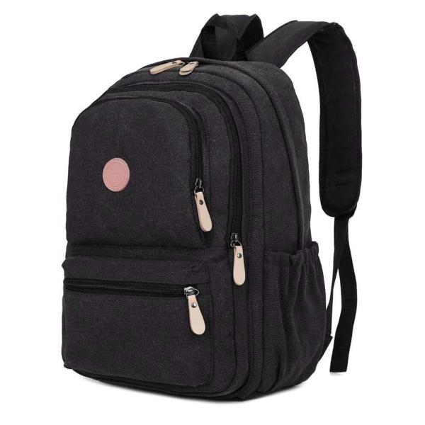 Imagem de Mochila Reforçada Notebook Lona Impermeavel  Lona Urbana Escolar Anti Furto Acolchoada Bolsa Alça Costa Ajustável Trabalho Cursinho