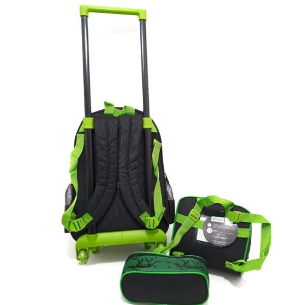 Imagem de Mochila Roda Kit + Lancheira + Estojo Dinossauro Dl1392