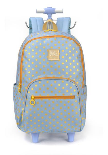 Imagem de Mochila Rodas Escolar Infantil Up4You Luxcel MC47062UP Poá