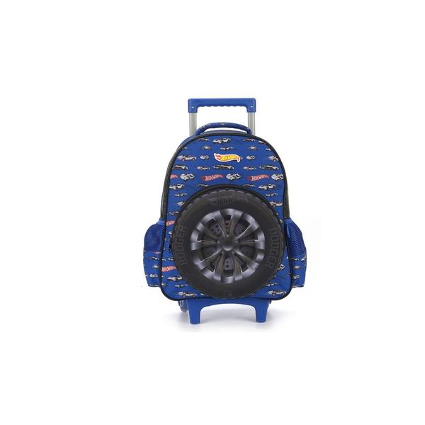 Imagem de Mochila Rodinha Escolar Hot Wheels Luxcel