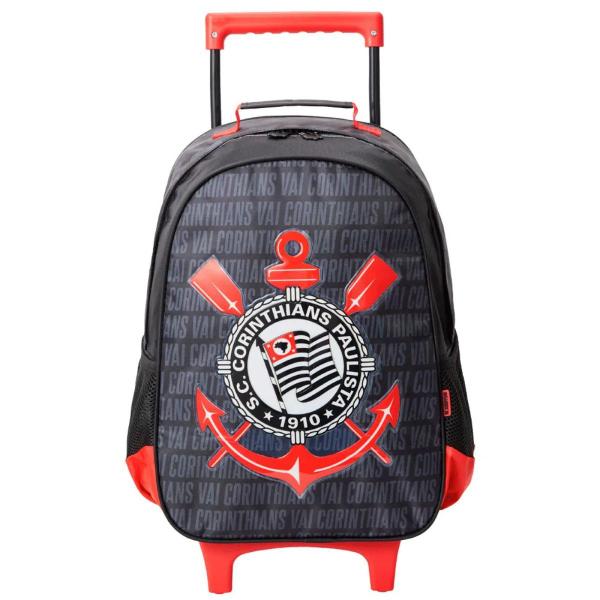 Mochila Rodinha Escolar Infantil Corinthians Xeryus 13880 Imagem de Mochila Rodinha Escolar Infantil Corinthians Xeryus 13880