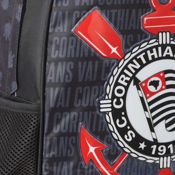 Mochila Rodinha Escolar Infantil Corinthians Xeryus 13880 Imagem de Mochila Rodinha Escolar Infantil Corinthians Xeryus 13880