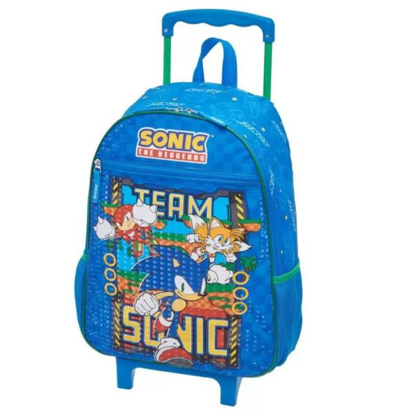 Imagem de Mochila Rodinha Escolar Infantil Menino Sonic Tails Team Pacific