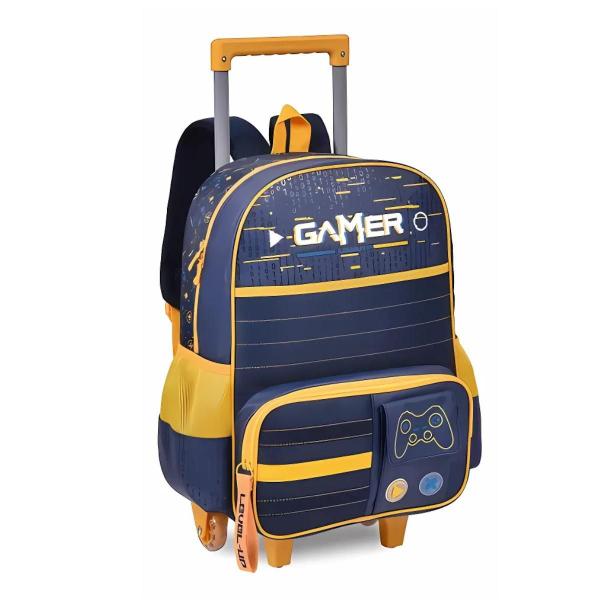 Imagem de Mochila Rodinha Infantil Masculina Game Start Clio