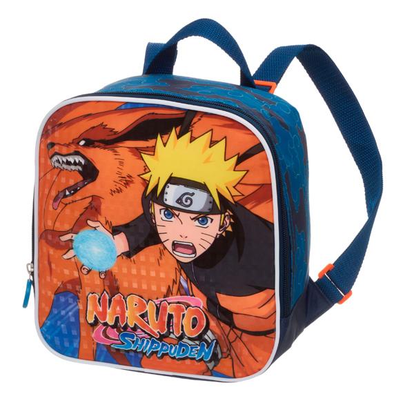 Imagem de Mochila Rodinha + Lancheira Térmica Naruto Shippuden Kurama