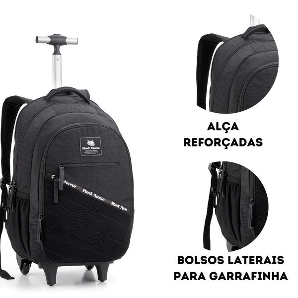 Imagem de Mochila Rodinha Reforçado Notebook Red Nose