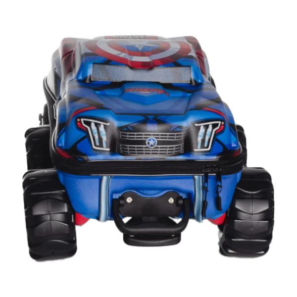 Imagem de Mochila Rodinha Tripla Capitão América Monster Trucks 3D