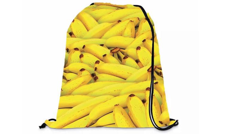 Imagem de Mochila Saco Personalizada Fitness Bananas Frutas