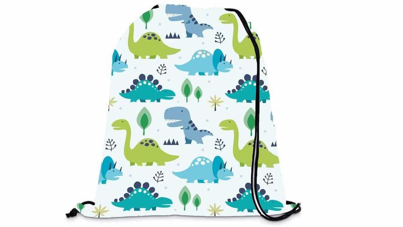 Imagem de Mochila Saco Personalizada Infantil Bebê Dinossauros