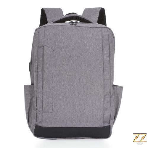 Imagem de Mochila Social Notebook Masculina Feminina Usb Reforçada