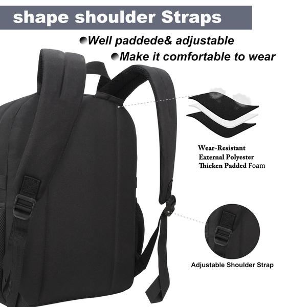 Imagem de Mochila SUPACOOL Casual para escola, viagem com compartimento para laptop