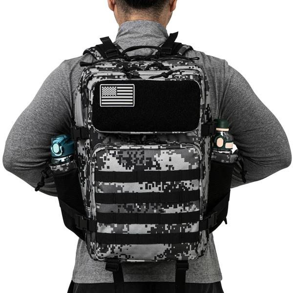 Imagem de Mochila Tática 50L Molle para Sobrevivência e Camping - Ideal para Homens