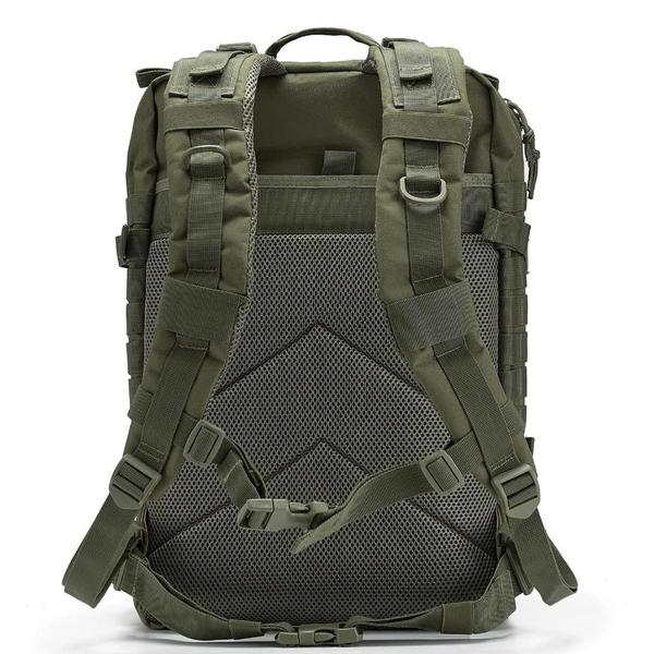 Imagem de Mochila Tática Militar Impermeável Masculina Feminina 50L Viagem Camping Trilha Academia Acabamento Reforçado Multifuncional 