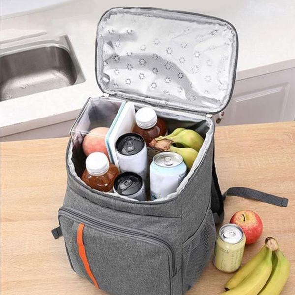 Imagem de Mochila Térmica Cooler De Grande Capacidade 18L Impermeável Portátil Para Piquenique Cerveja Frio Ar Livre